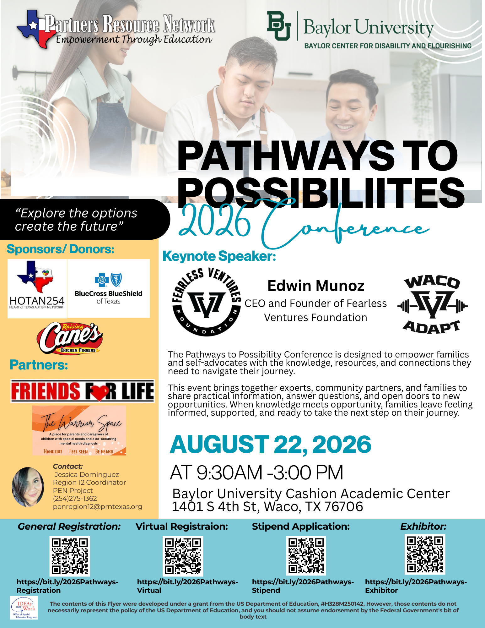 Pathways to Possibilities 2026 Conference Flyer (English)