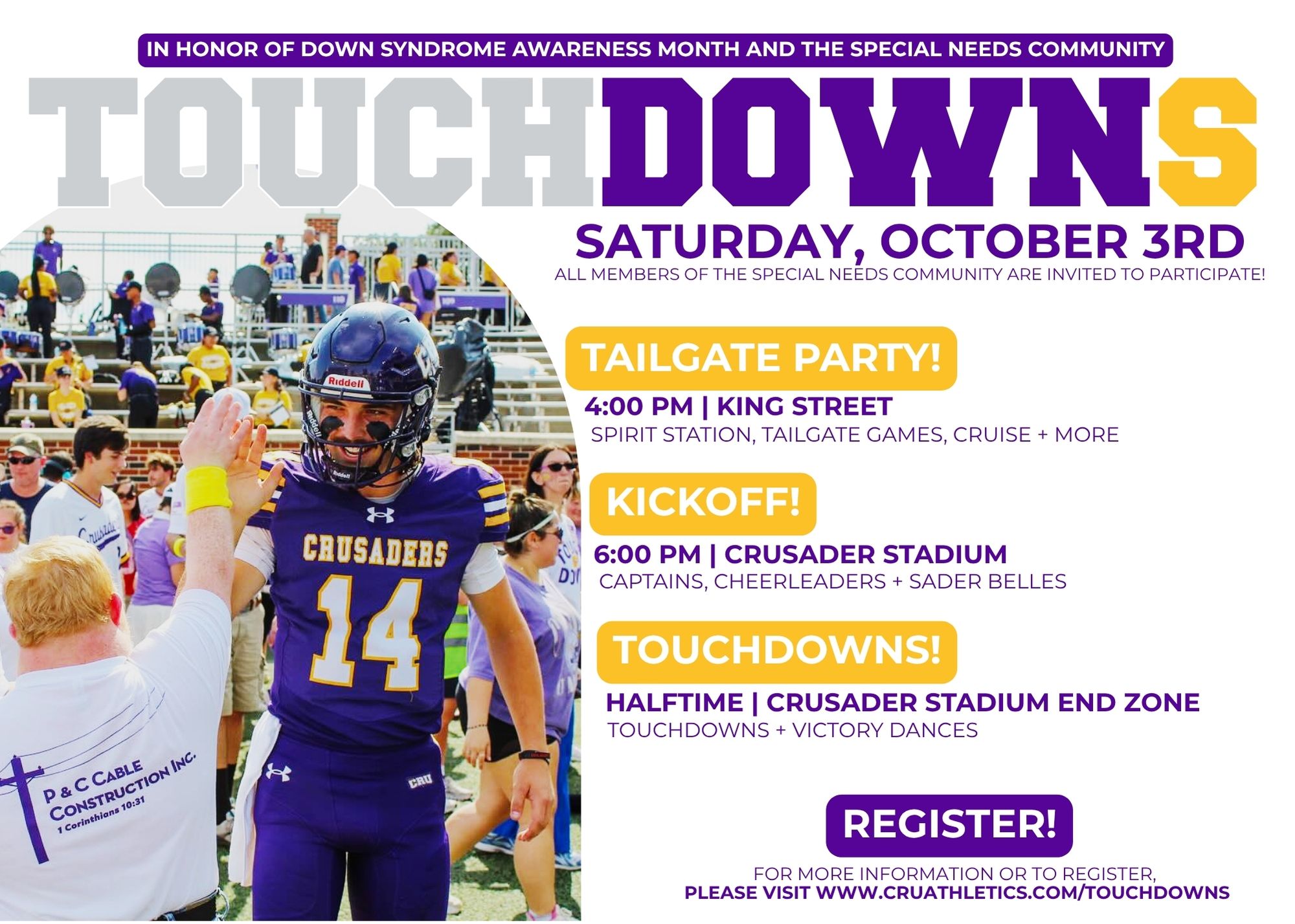 Touchdowns flyer